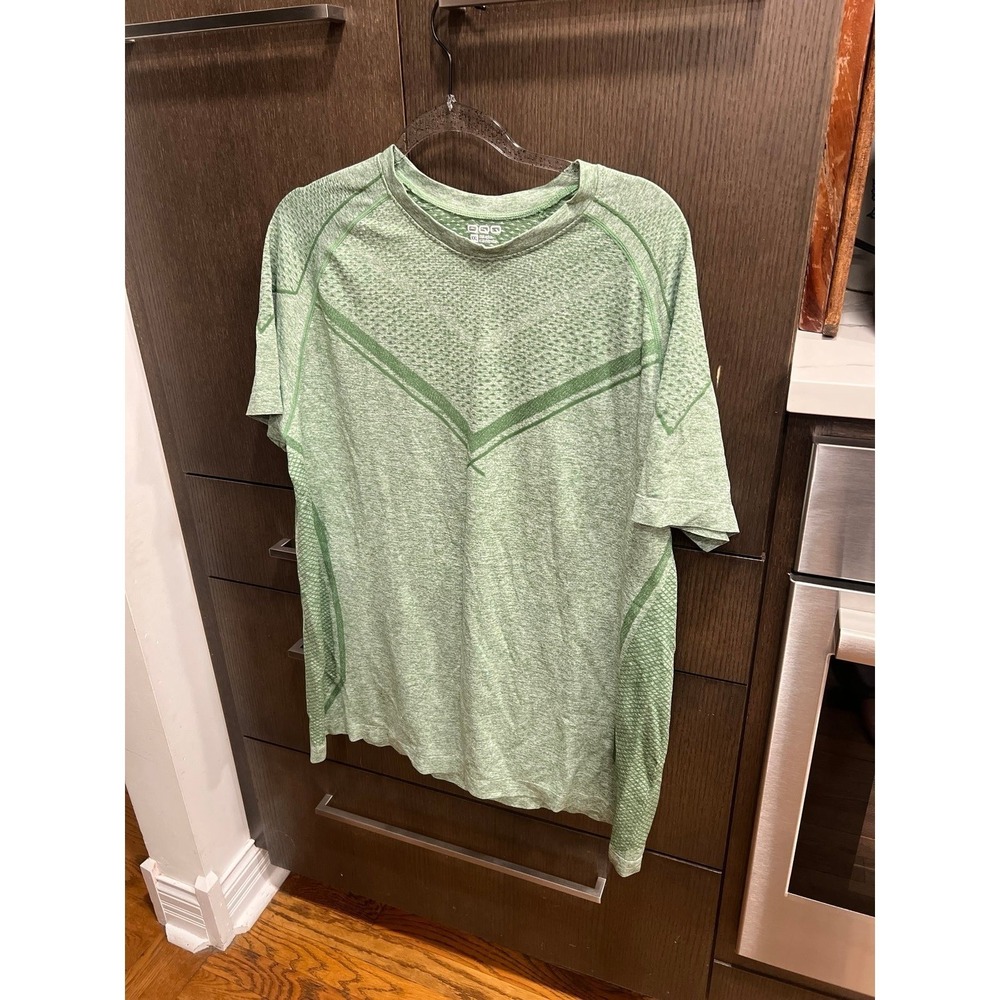 OQQ men's xxl green short sleeve‎ shirt